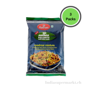 Haldirams Madrasi Mixture - 3x pack