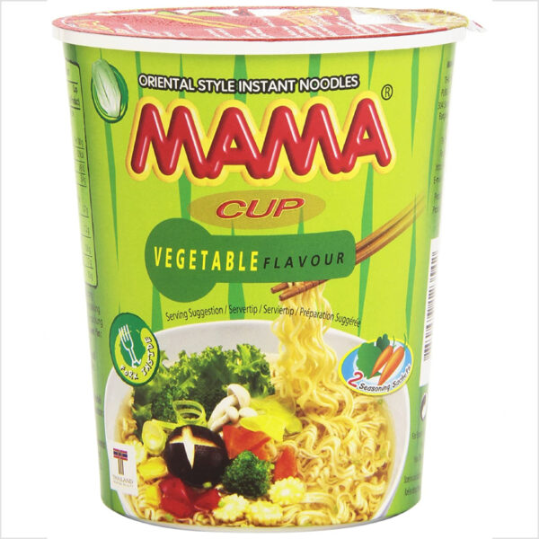 MAMA Vegetable Flavour Instant Cup Noodles - India Supermarkt Switzerland