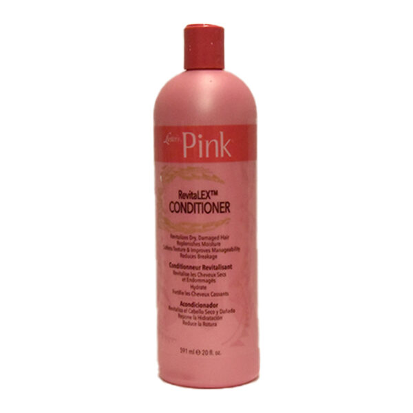 Luster's Pink Conditioner for soft and manageable hair, available at India Supermarkt Switzerland.