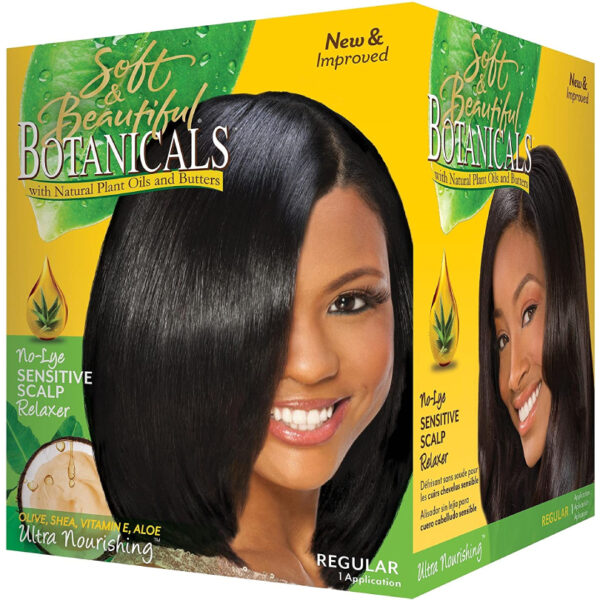 Soft & Beautiful Botanicals No-Lye Sensitive Scalp Relaxer - Hair Care Product - India Supermarkt