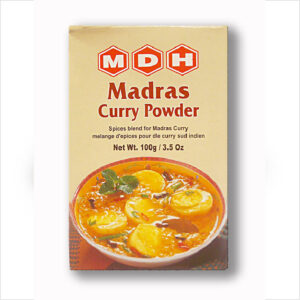 MDH Madras Curry Powder packaging at India Supermarkt Switzerland