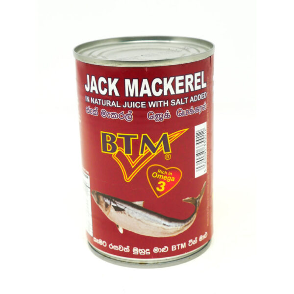 BTM Jack Mackerel - In Natural Juice with Added Salt - India Supermarkt