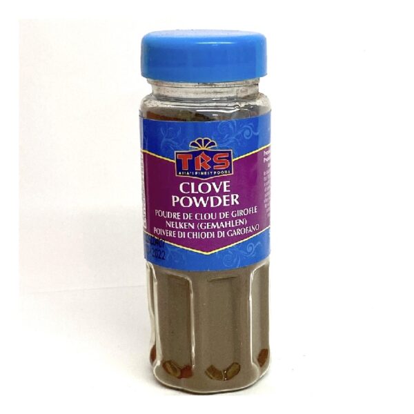 TRS Clove Powder, a rich and aromatic spice, perfect for flavoring dishes, available at India Supermarkt Switzerland