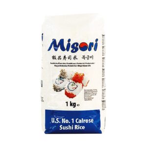 Misori Sushi Rice at India Supermarkt Switzerland - Premium quality rice for sushi preparation.