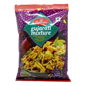 Haldiram Gujarati Mixture snack packaging at India Supermarkt Switzerland