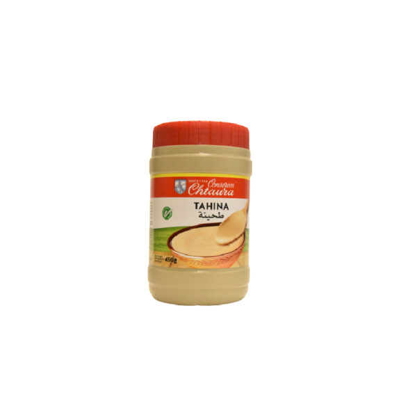 Conserves Chtaura Tahina - Smooth Sesame Paste for Authentic Middle Eastern Cuisine, available at India Supermarkt Switzerland.