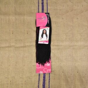 NAOMI TWIST SuBlime Crochet Braid 16-inch Hair in #1B at India Supermarkt Switzerland - Classic and versatile.