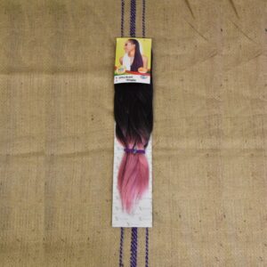 X-PRESSION Ultrabraid Two-Tone Hair Extensions in #T1b/Vintage Rose at India Supermarkt Switzerland - Stylish and colorful.