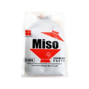 SHINJYO Dark Soybean Miso Paste for rich flavor in Japanese dishes, available at India Supermarkt Switzerland.
