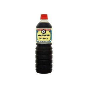 Kikkoman Naturally Brewed Soy Sauce for authentic Asian cuisine, available at India Supermarkt Switzerland.