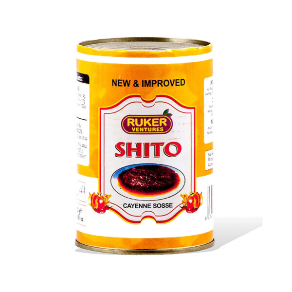Ruker Ventures Shito Cayenne Sauce at India Supermarkt Switzerland, spicy and flavorful African condiment