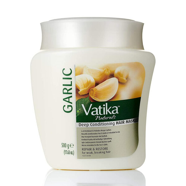 Vatika Natural Garlic Multivitamin Hot Oil Hair Mask - India Supermarkt Switzerland - Nourish and strengthen your hair with natural ingredients
