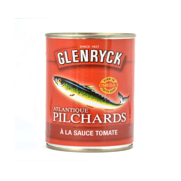 Glenryck Atlantique Pilchards tin at India Supermarkt Switzerland
