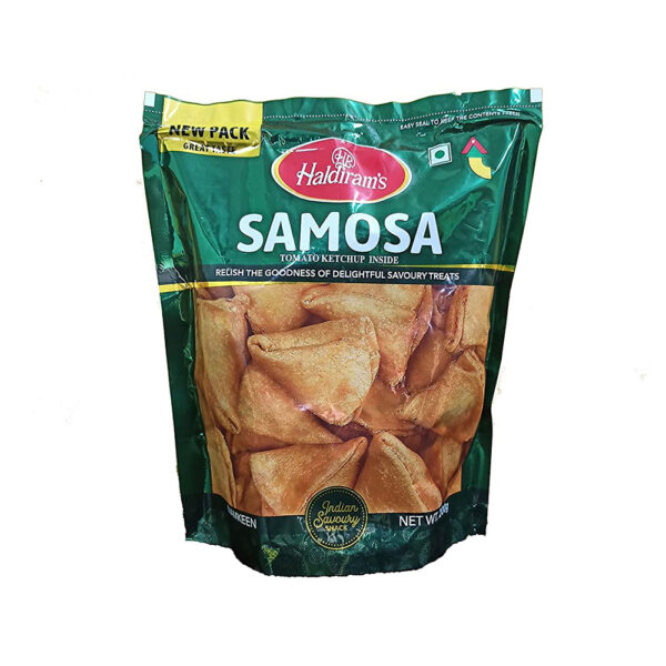 Haldiram Samosa packaging at India Supermarkt Switzerland
