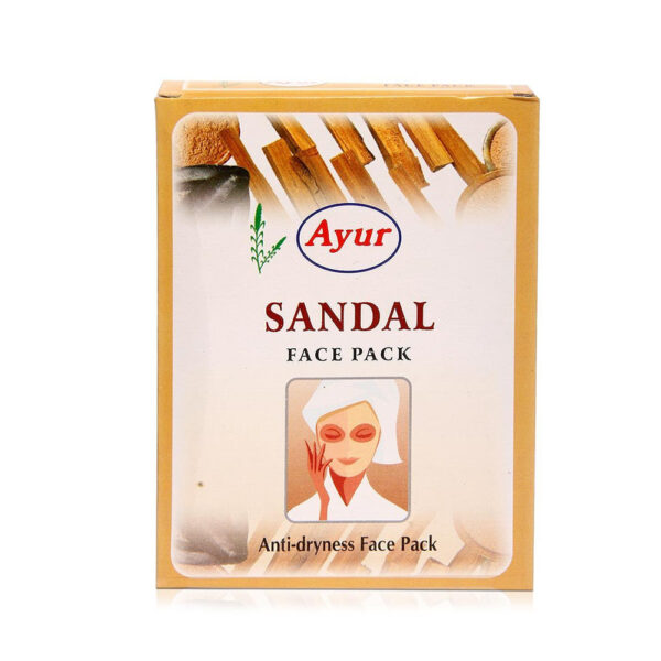 Ayur Herbals Sandal Face Pack at India Supermarkt Switzerland for soothing and aromatic skin care