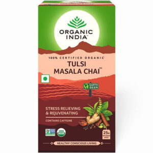 Organic Tulsi Masala Chai Tea Bags - India Supermarkt Switzerland - Herbal Chai Blend
