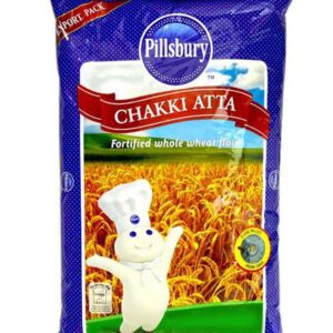 Pillsbury Chakki Atta, whole grain wheat flour for healthy and delicious Indian breads, available at India Supermarkt Switzerland.
